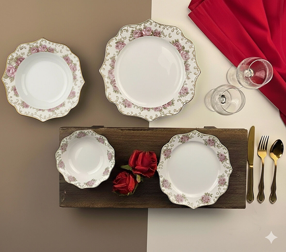 24 Parça Yemek Takımı