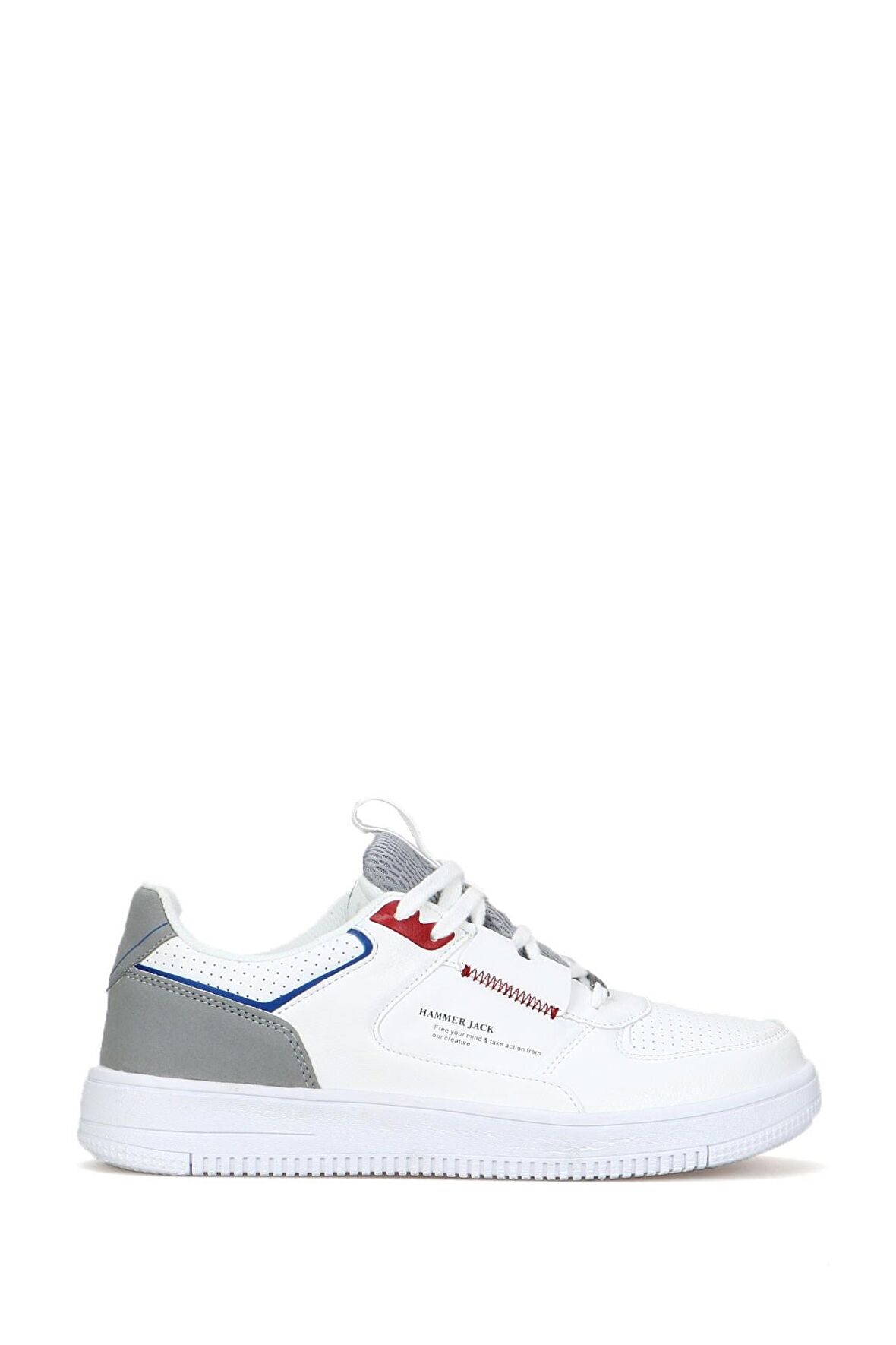 Hammer Jack Beyaz - Kırmızı Erkek Sneaker JARMİLLA M SPOR AYAKKABI
