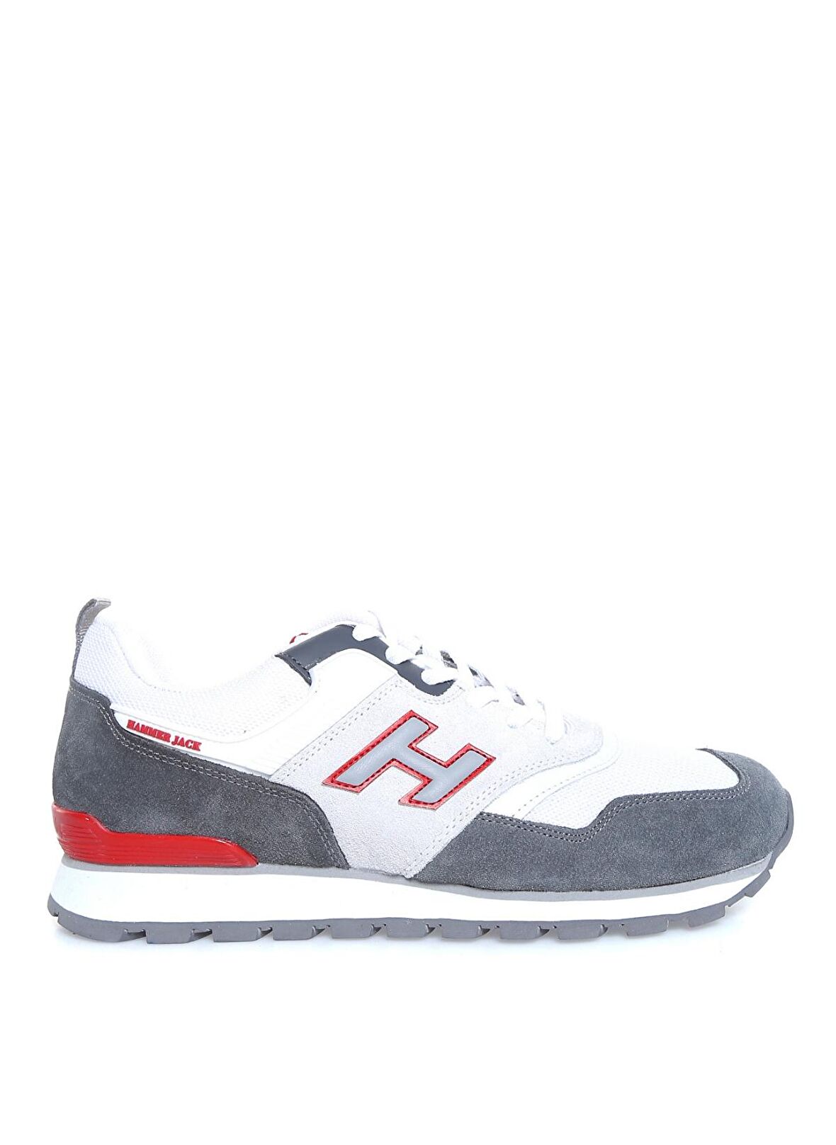 Hammer Jack Gri - Kırmızı Erkek Sneaker URUGUAY M AYAKKABI