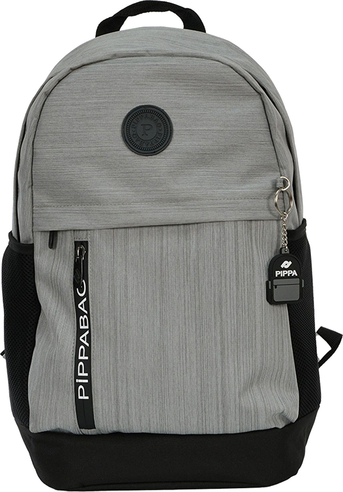 Pippa Nori Üç Bölmeli Ortaokul ve Günlük Sırt Çantası - Erkek - Açık Gri - Siyah - CNT8015-06