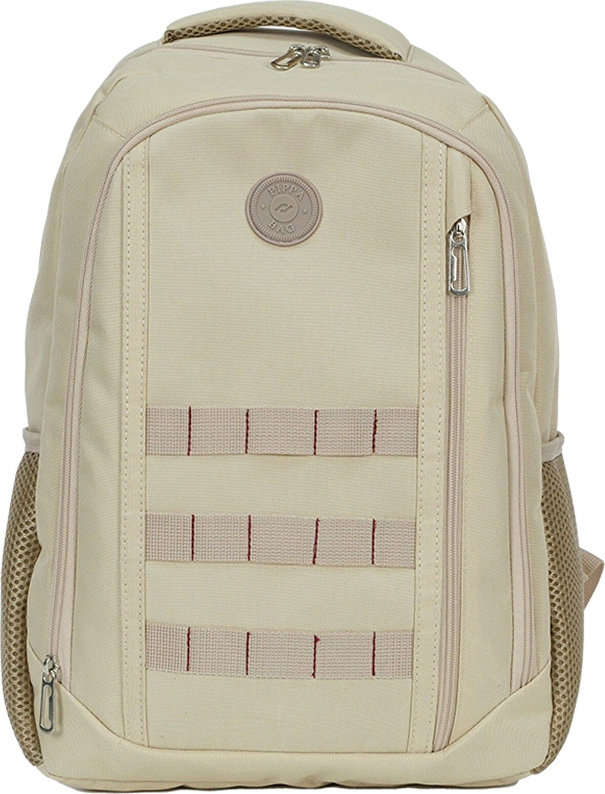 Pippa Dolphin Üç Bölmeli Bej Kız Çocuk Ortaokul ve Günlük Sırt Çantası - CNT8005-09