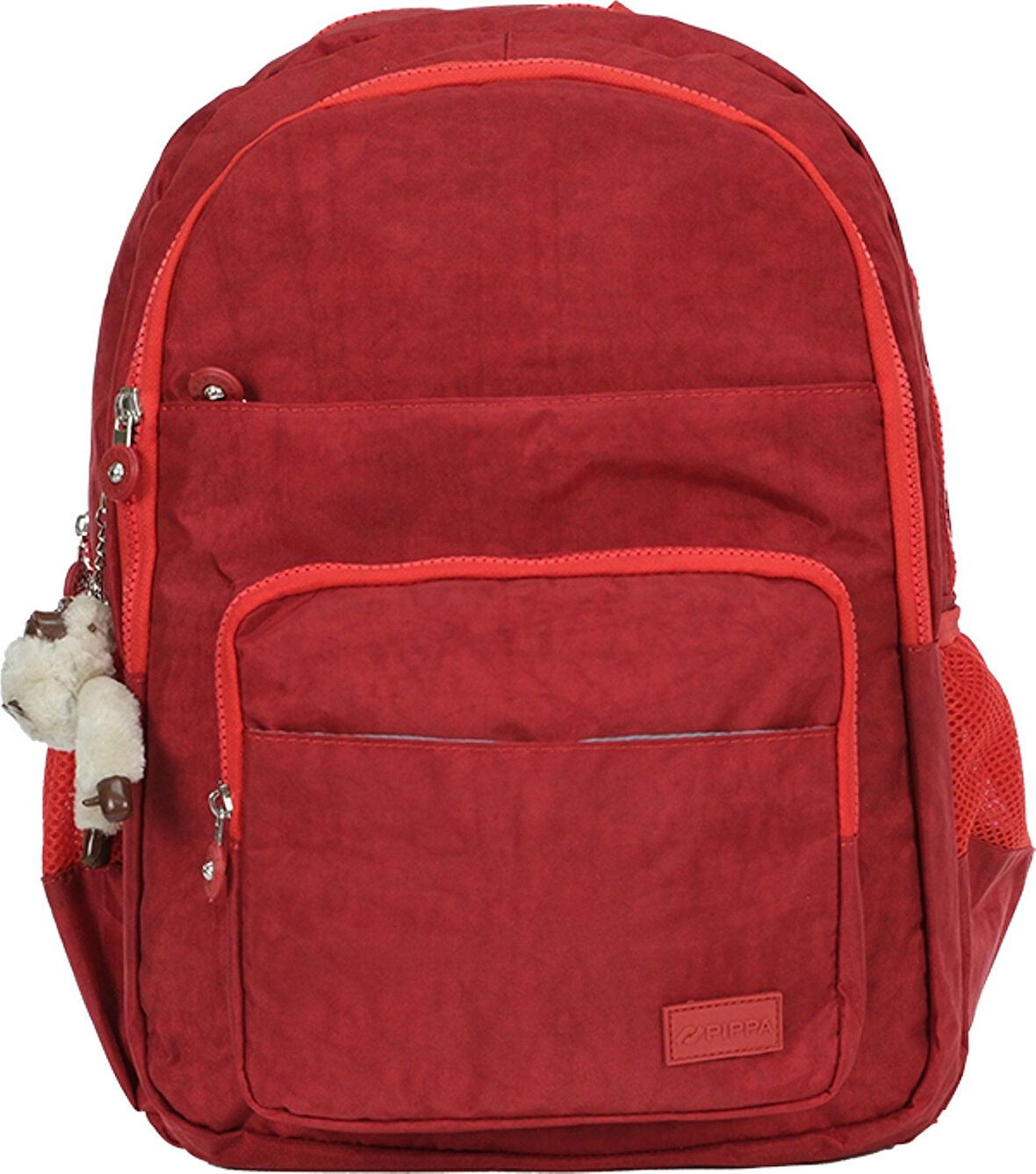 Pippa Koral Krinkıl Kumaş Kız Çocuk Dört Bölmeli Okul ve Günlük Sırt Çantası - CNT8025-07