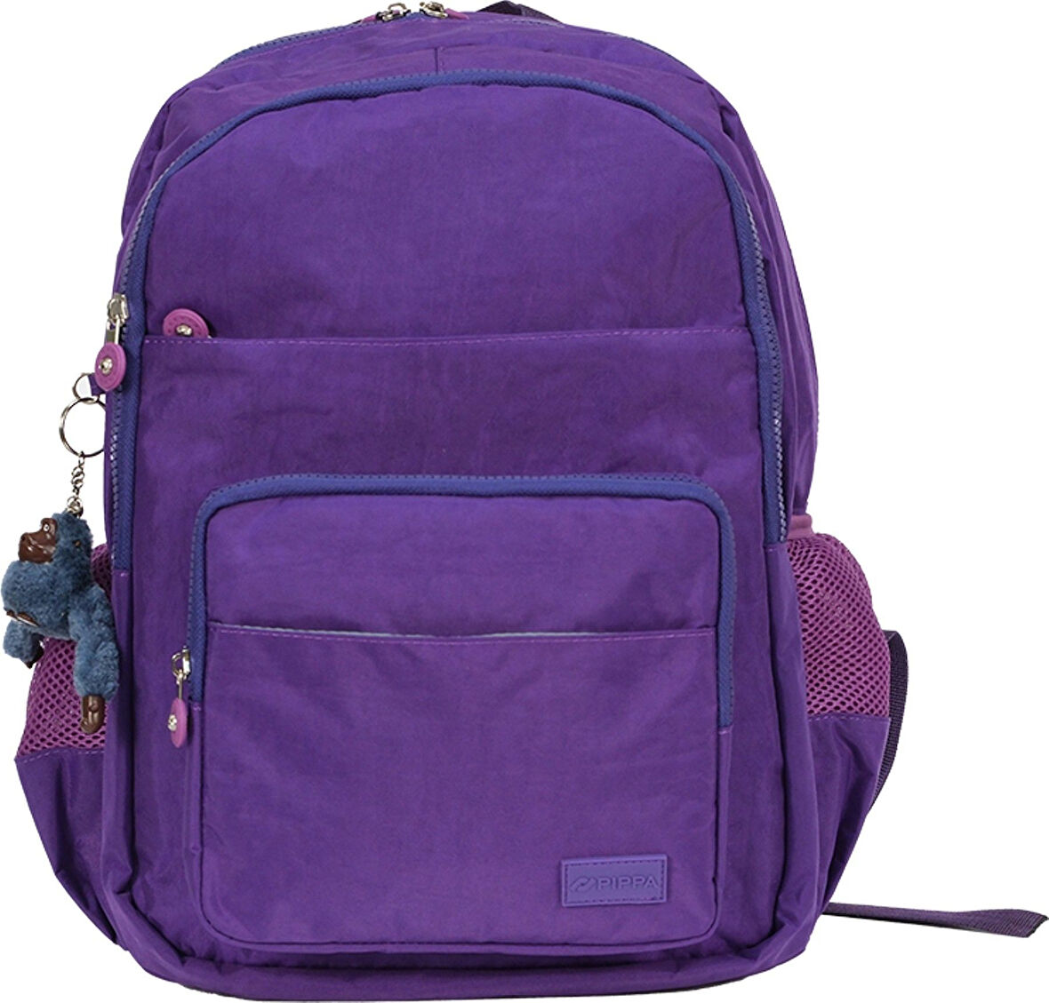 Pippa Koral Krinkıl Kumaş Kız Çocuk Dört Bölmeli Okul ve Günlük Sırt Çantası - CNT8025-08