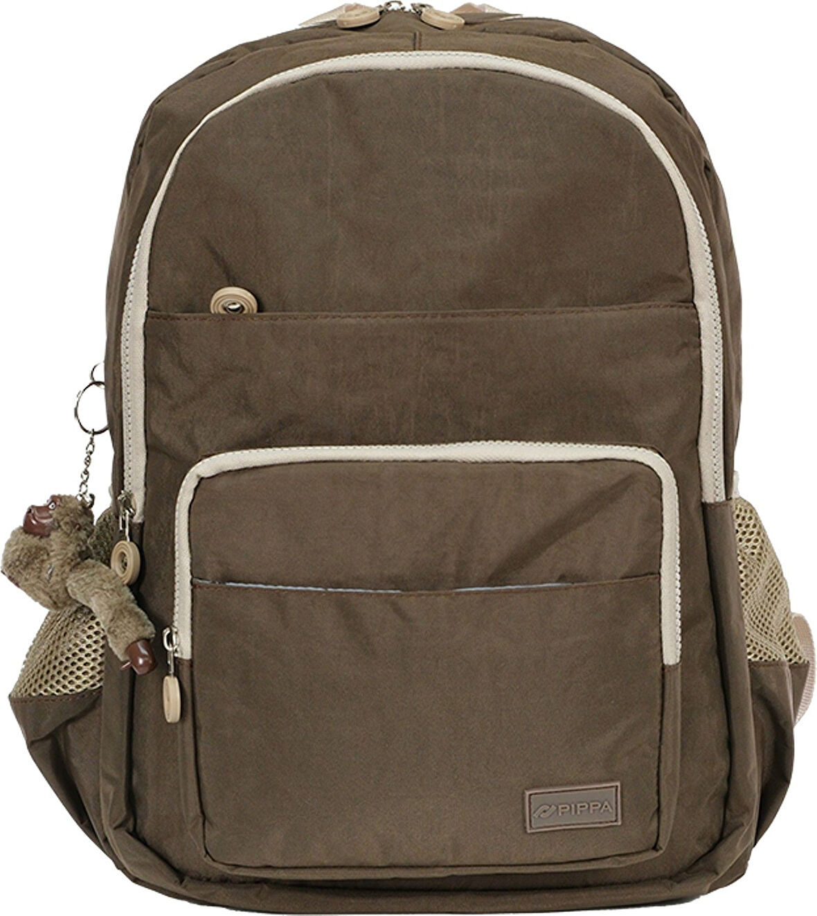 Pippa Koral Krinkıl Kumaş Kız ve Erkek Çocuk Dört Bölmeli Okul ve Günlük Sırt Çantası - CNT8025-01