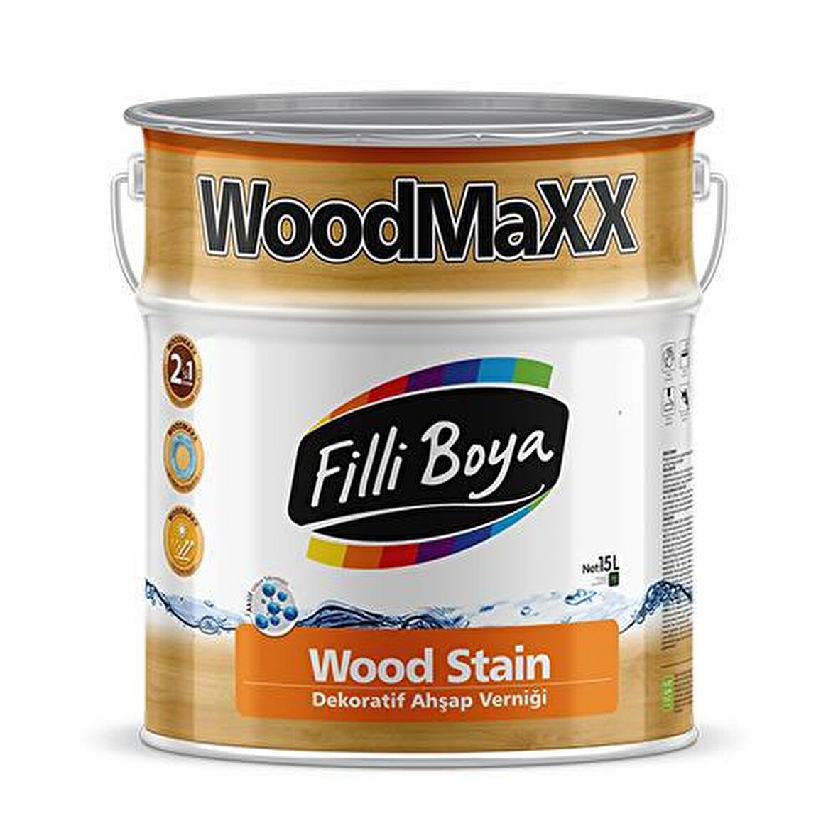 Filli Boya WoodMaxx Ahşap Vernik Açık Meşe 2,5lt