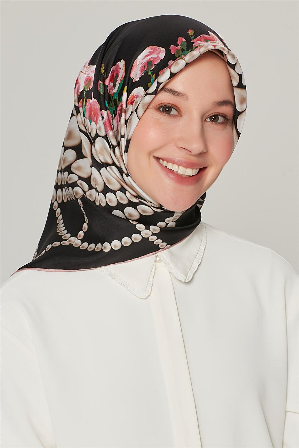Armine Nostalji Twill İpek Eşarp 18Ya3885 03