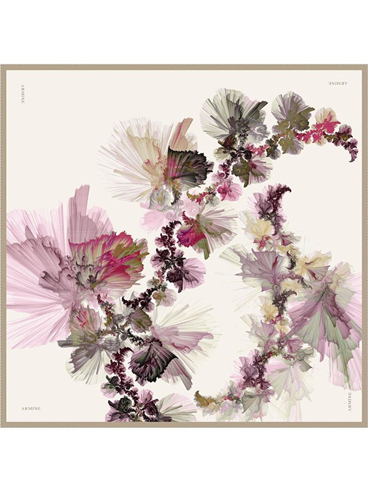 %100 Saf İpek - Sura İpek Eşarp 8337D (S)-2