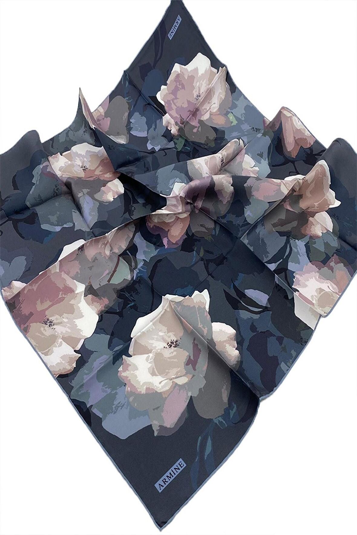 Armine Nostalji Serisi Twill İpek Eşarp 8534D-33