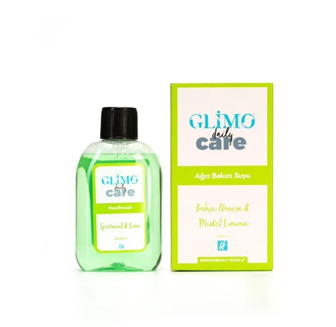 Glimo Daily Care Ağız Bakım Suyu Bahçenanesi Misket Limonu Nanesi 250 ml