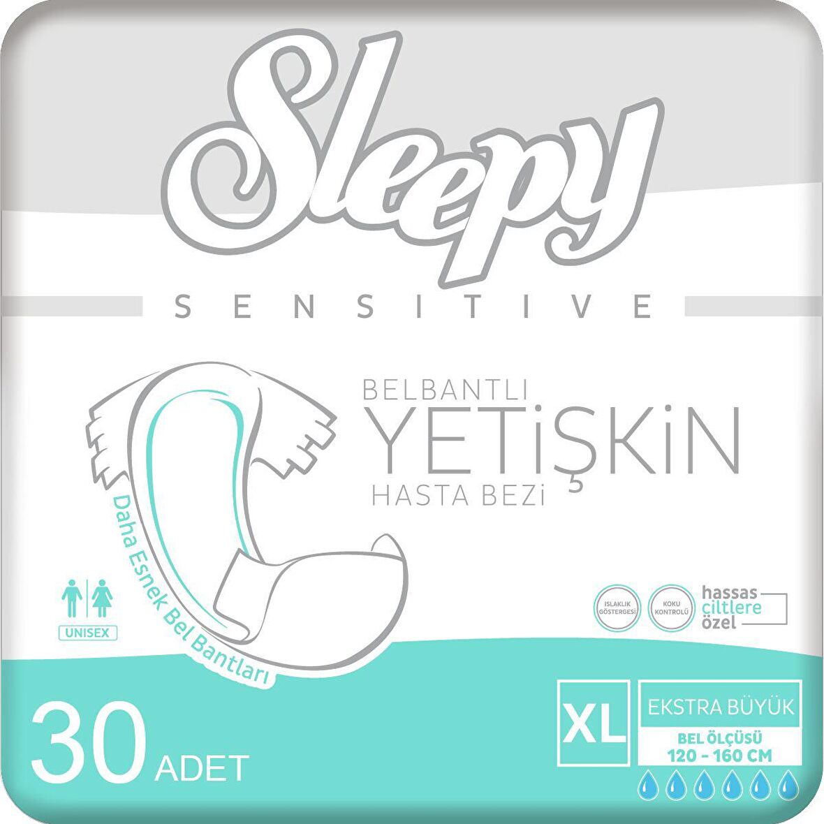 Sleepy Xlarge Yetişkin Hasta Bezi 30 Adet