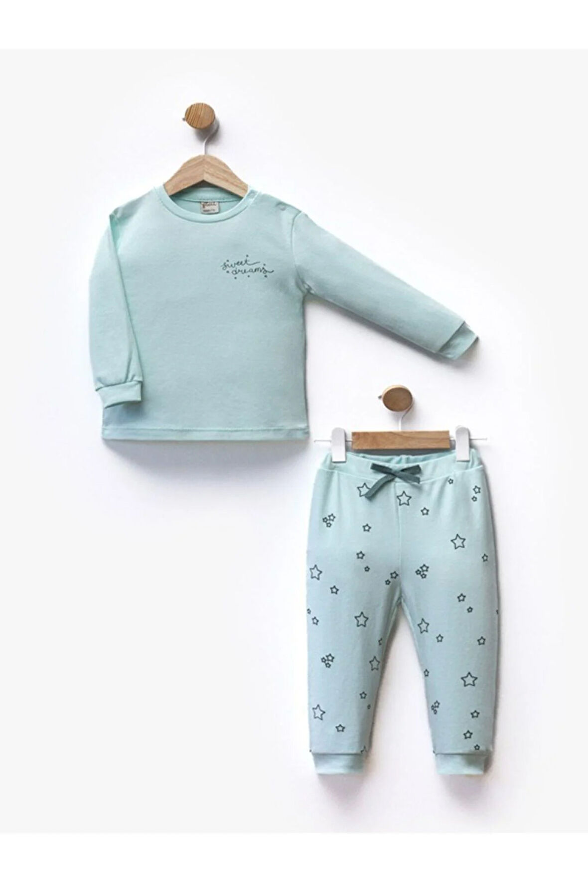 2'Li Unisex Bebek Çocuk Pijama Takım