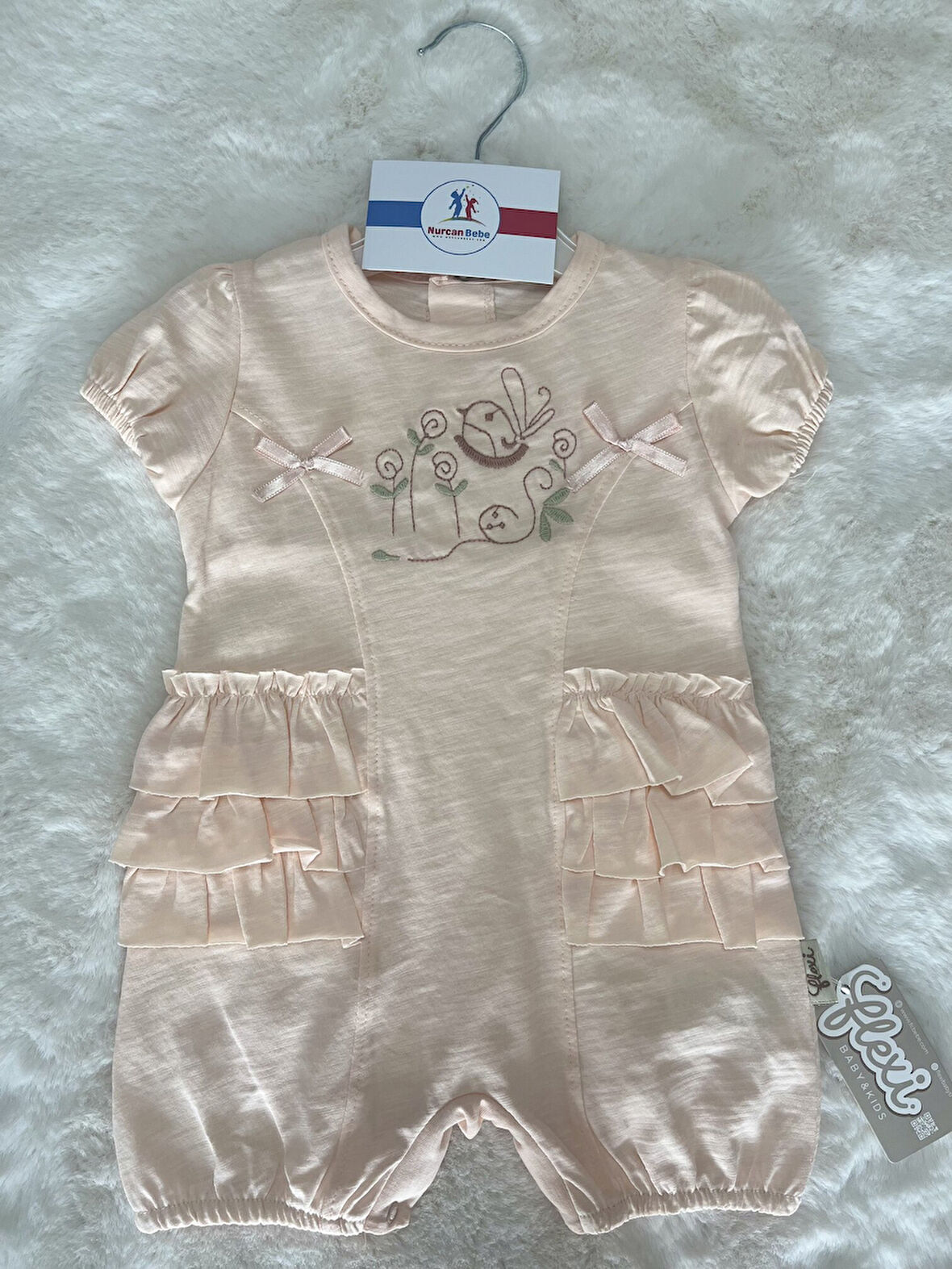 Cepleri Fırfırlı Tulum