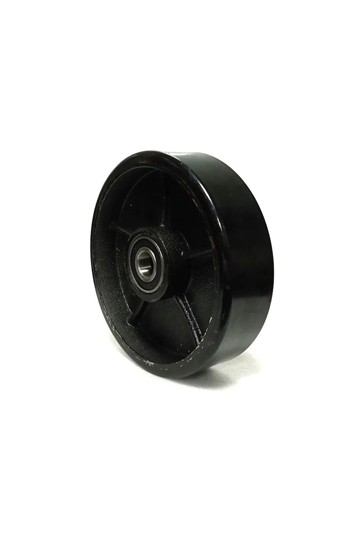 Rolwal 180x50 mm. Siyah Poliüretan Transpalet Tekerleği