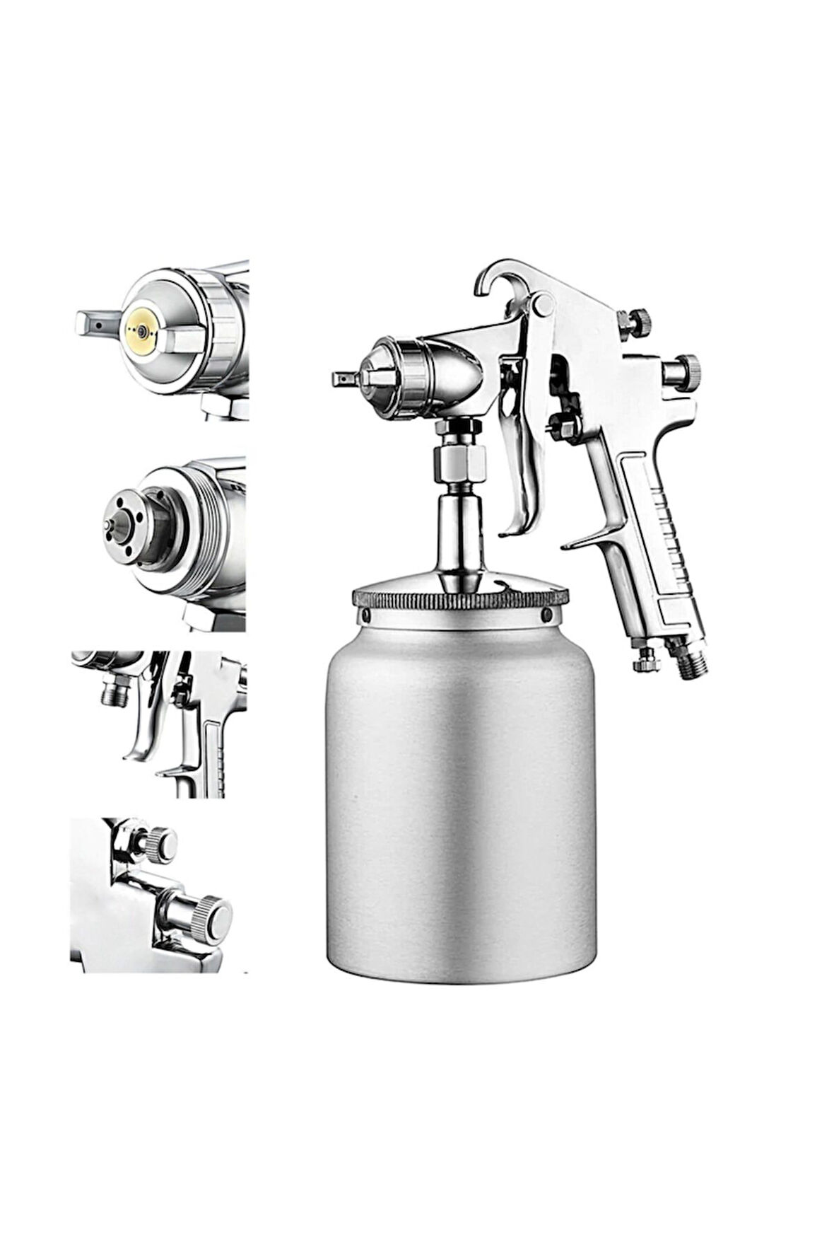 Stx-7518 Profesyonel Alüminyum Alttan Depo 1.8mm 750lt Boya Tabancası