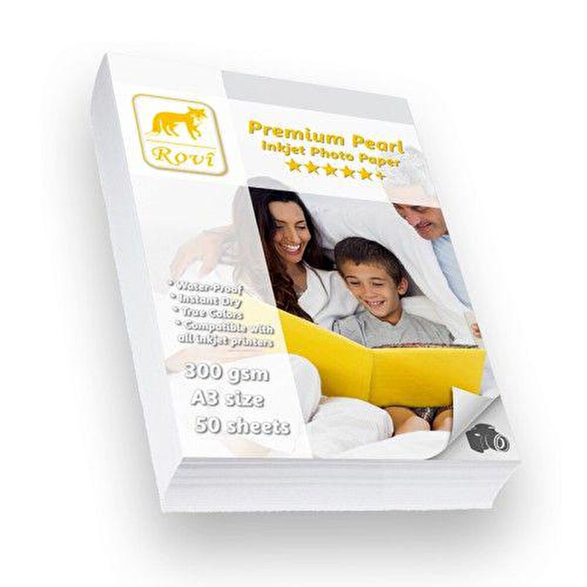 Rovi Premium İnci Fotoğraf Kağıdı 300gsm 50yp A3