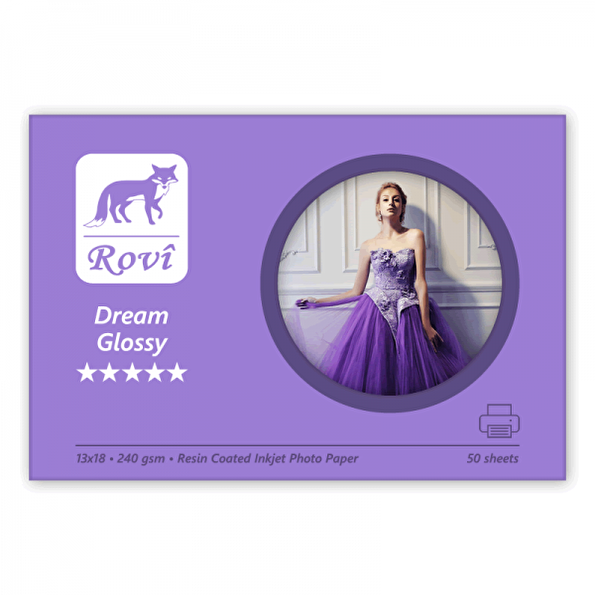 Rovi Dream Parlak Fotoğraf Kağıdı 240gsm 50yp 13x18