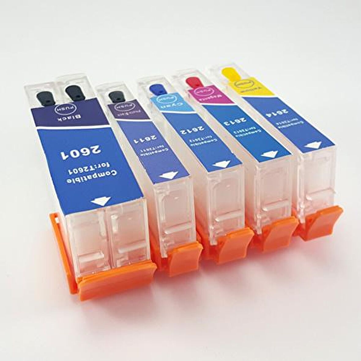 Epson T26 (T2601 & T2611-T2614) Uyumlu Kolay Dolan Kartuş - 5 Renk