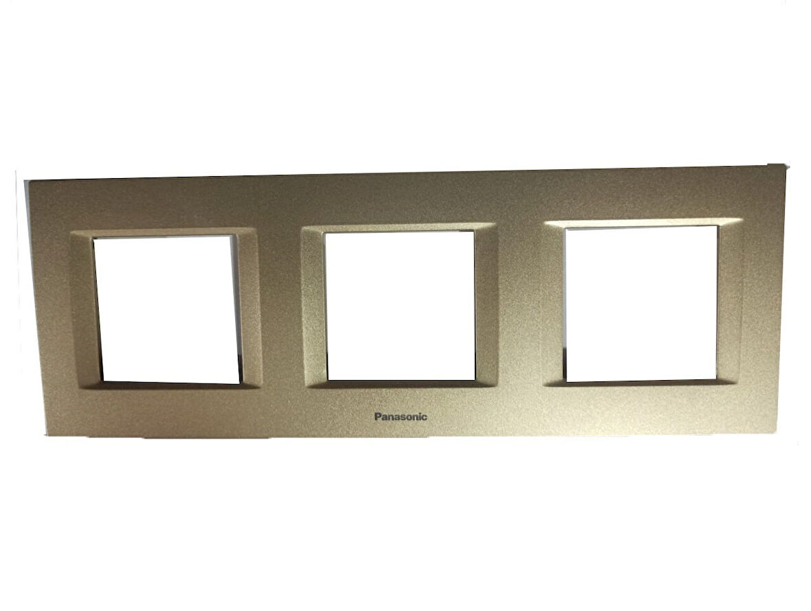 Viko Panasonic Thea 3x2M Optima Serisi Dore Renk Çerçeve - WVTF08491DR-TR