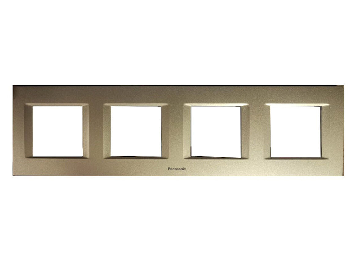 Viko Panasonic Thea 4x2M Optima Serisi Dore Renk Çerçeve - WVTF08501DR-TR