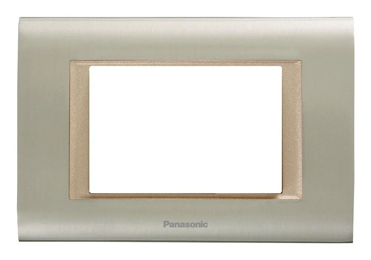 Viko Panasonic Thea 3M Sistema Inox Matt+Dore Çerçeve - WVTF18435IM-TR
