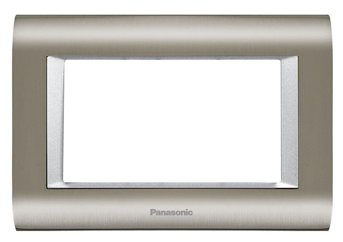 Viko Panasonic Thea 3M Sistema Inox+Metalik Beyaz Çerçeve - WVTF18435IN-TR