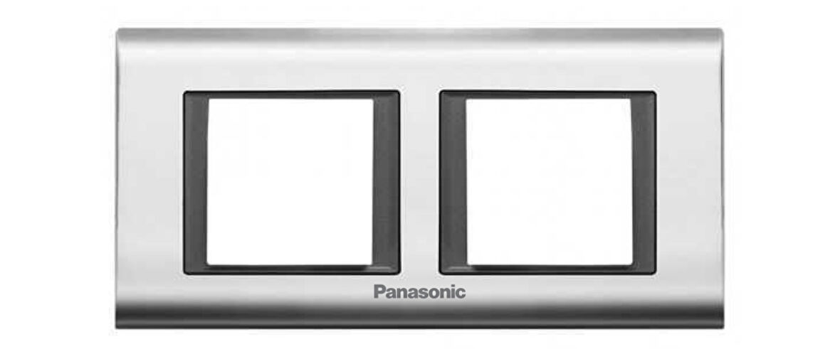 Viko Panasonic Thea 2x2M Sistema Chrome+Füme Çerçeve - WVTF18485KF-TR