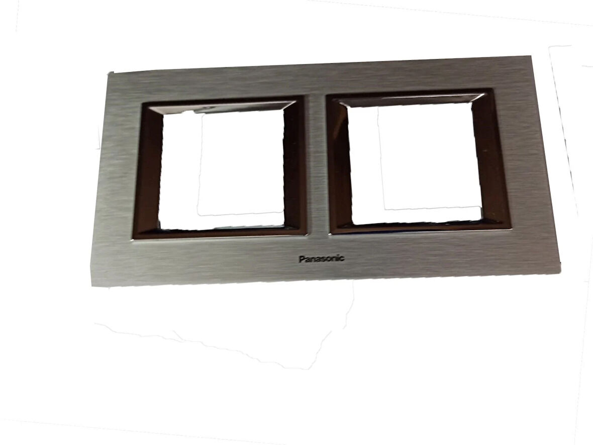 Viko Panasonic Thea 2x2M Ultima Metal Eloxal Gümüş Renk Çerçeve - WVTF28575AS-TR