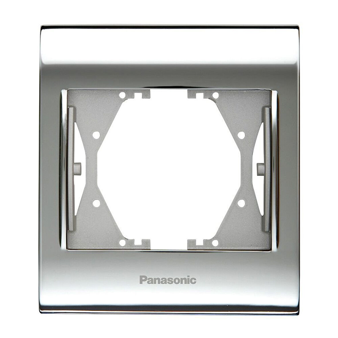 Panasonic Thea Blu Chrome+Beyaz Tekli Çerçeve - WBTF08015CH-TR