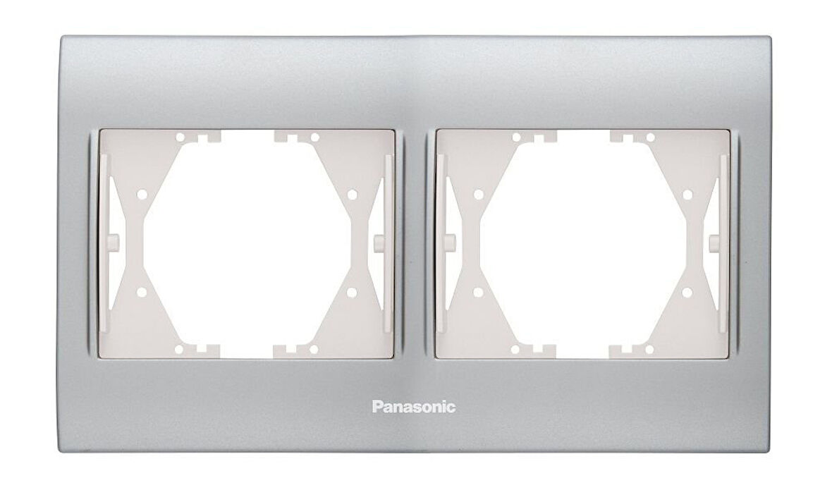 Panasonic Thea Blu Inox Matt+Dore İkili Çerçeve - WBTF08025IM-TR