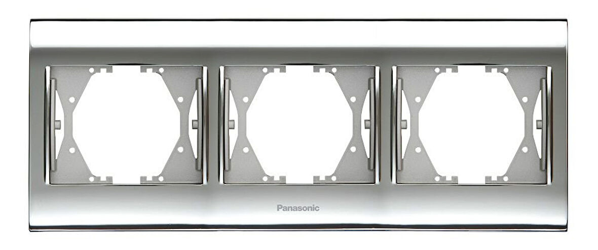 Panasonic Thea Blu Chrome+Beyaz Üçlü Çerçeve - WBTF08035CH-TR