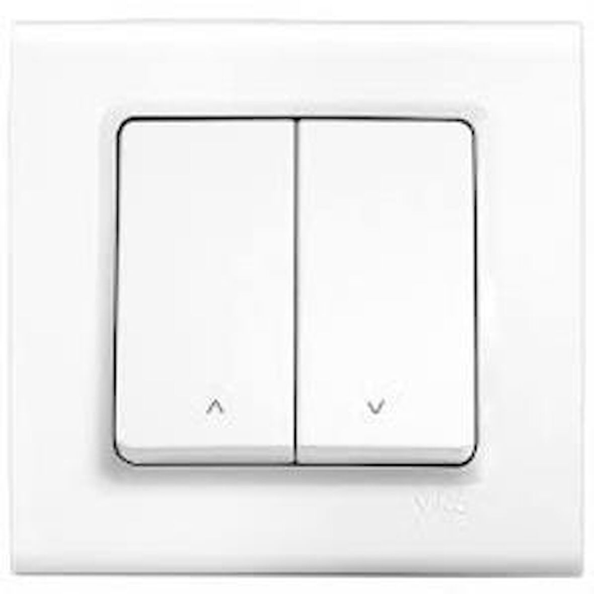 VİKO LİNNERA JALUZİ KUMANDA ANAHTARI BEYAZ ÇERÇEVELİ