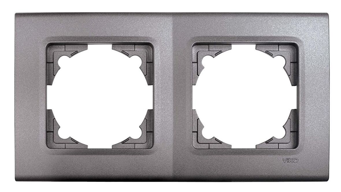 Viko Linnera Life Granit Grisi İkili Çerçeve - 90482002