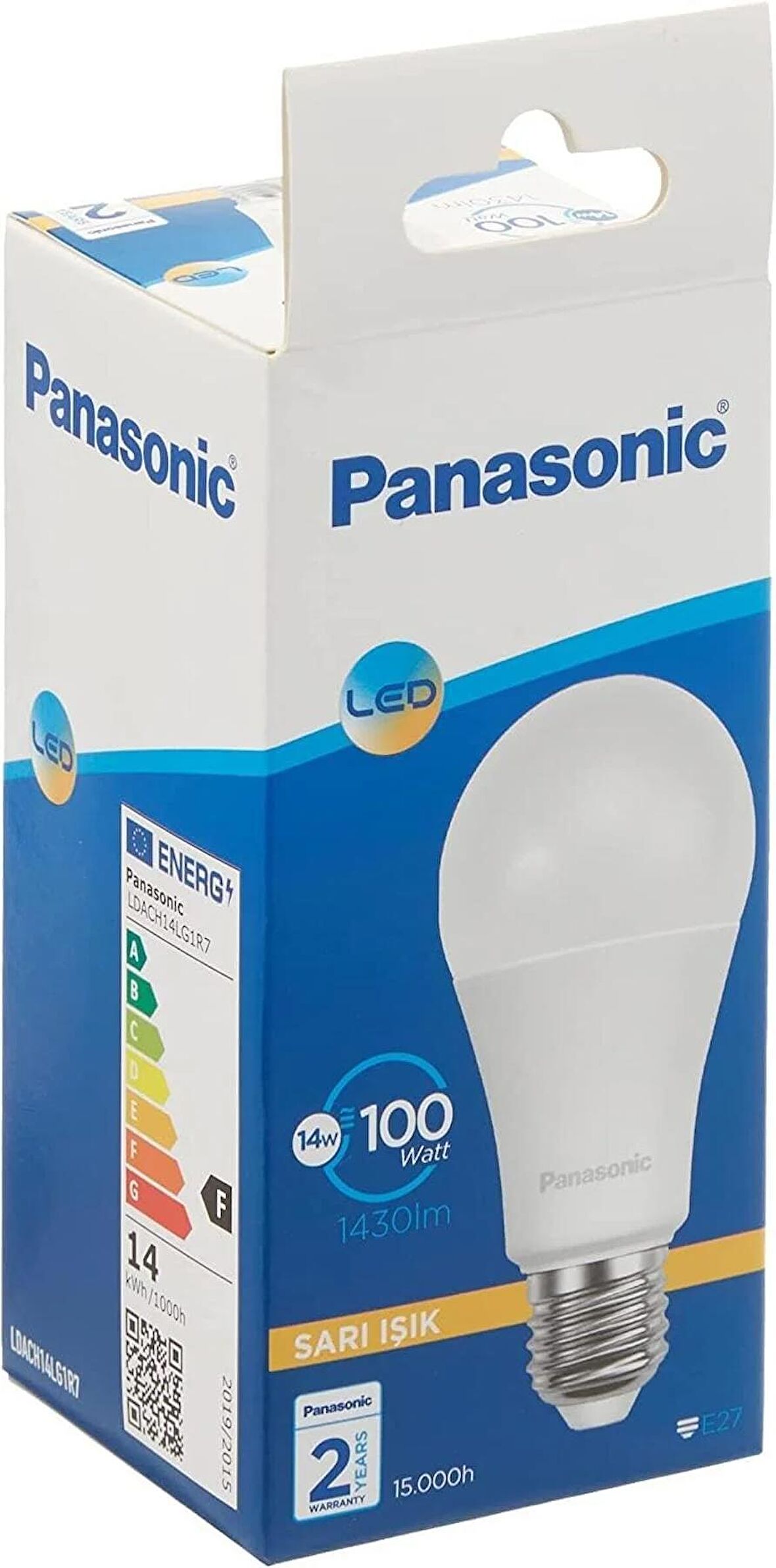 Panasonic 14W 2700K Sarı Işık LED Ampul 2'li Paket