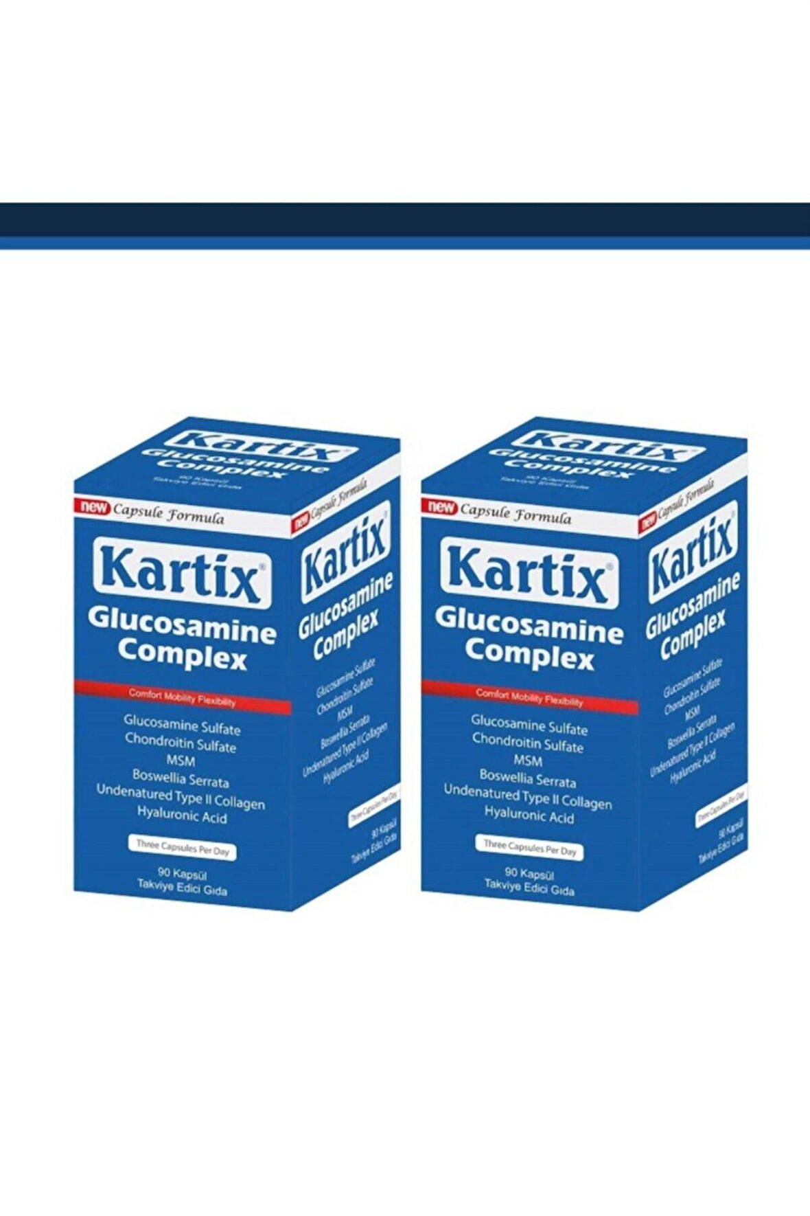 Kartix Glucosamine Complex 90 Kapsül 2 Adet