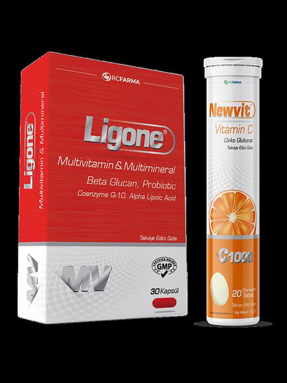LİGONE BETA GLUKAN 30 KAPSÜL + NEWVİT VİTAMİN C EFERVESAN