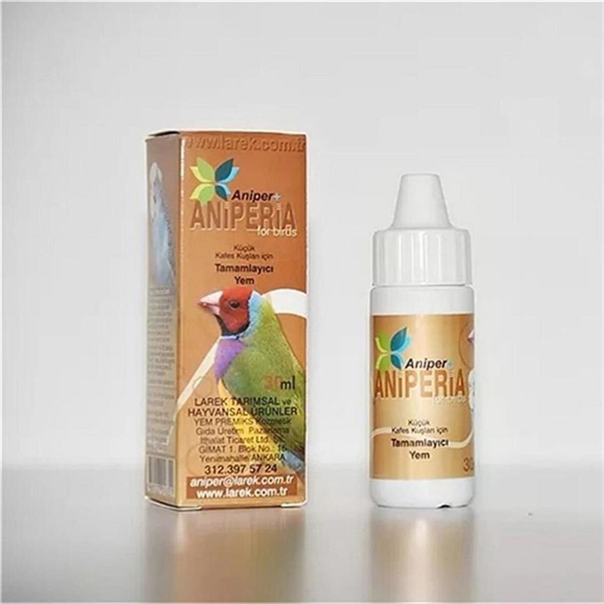 Aniper Aniperia Kafes Kuşlrı İçin İshal Bağırsak Düzenleyici 30ml