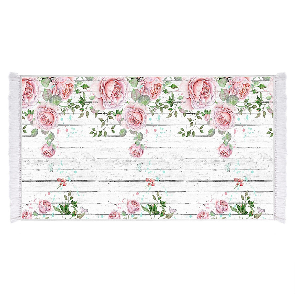 Dekoreko İpek Halı Dijital Saçaklı 1853 Desen 1