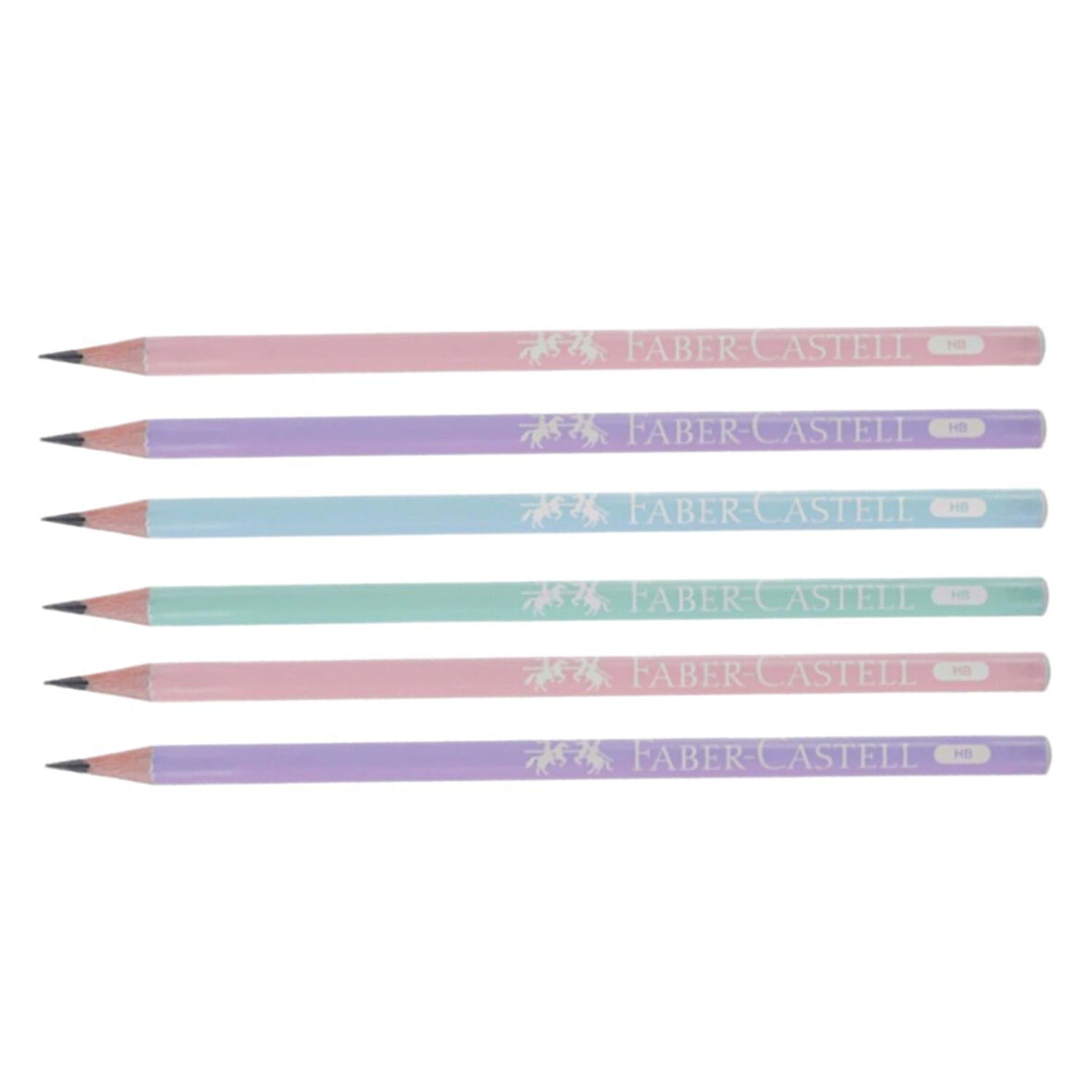 Faber-Castell Şövalye Pastel HB Yuvarlak Kurşun Kalem 6 Adet