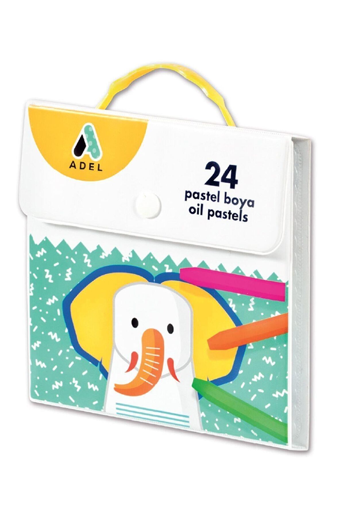 Adel Pastel Boya 24 Renk Çanta