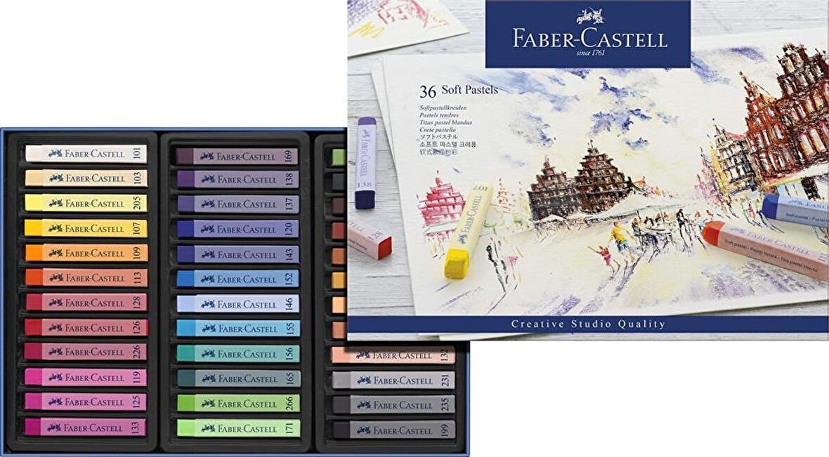 Faber-Castell Creative Toz Pastel Boya 36 Renk 128336