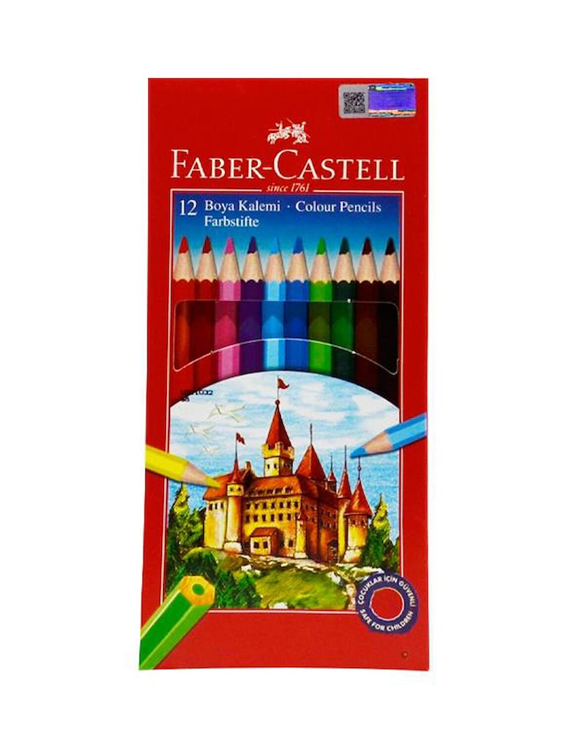 Faber Castell Kuru Kalem Boya Seti 12'li