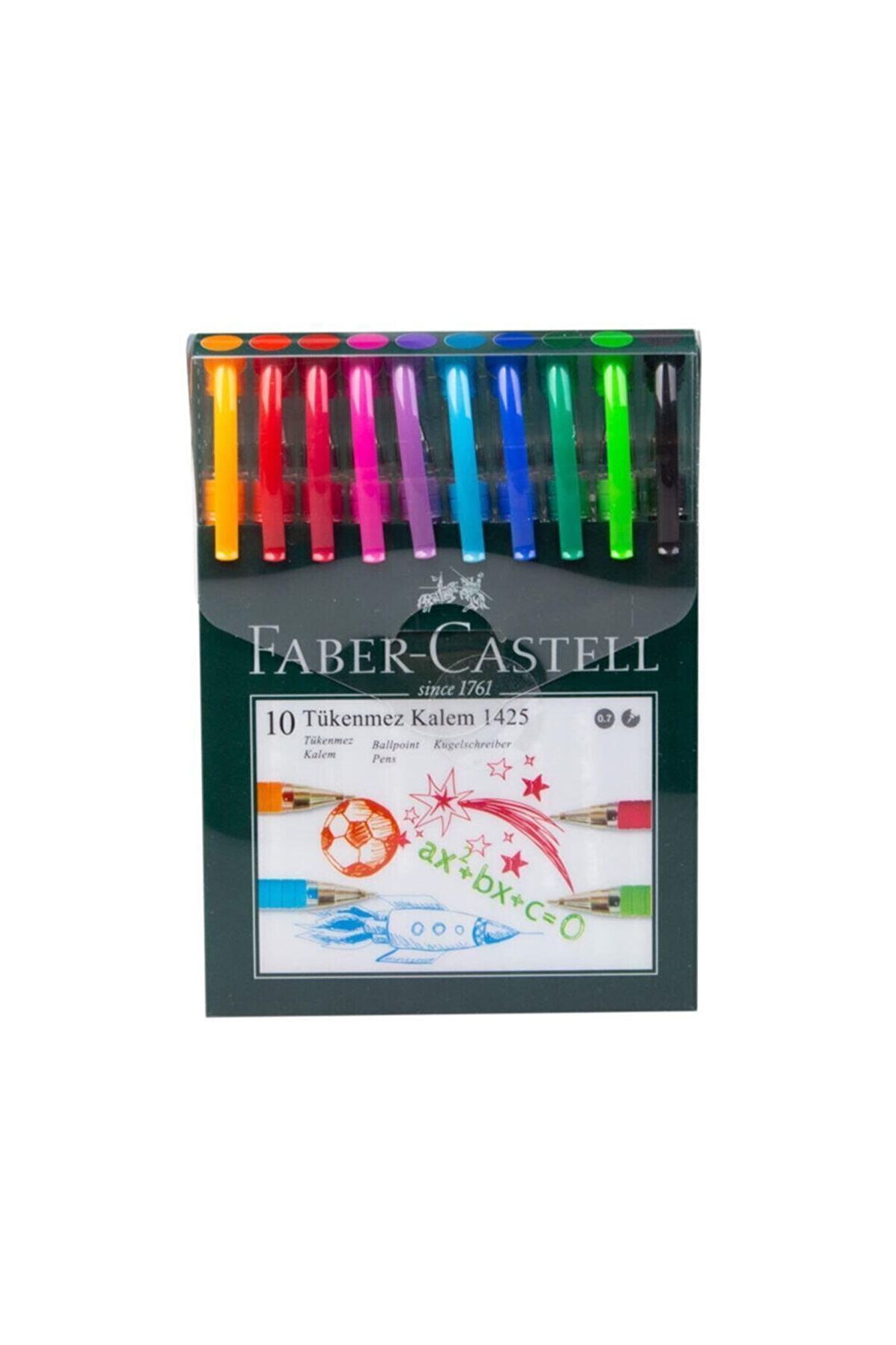 Faber-Castell 1425 Tükenmez Ailesi 10'lu Poşet