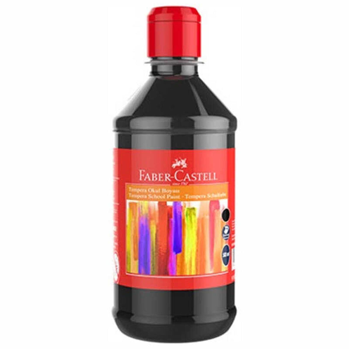 Faber Tempera Siyah Okul Boyası 500 Ml 517016004