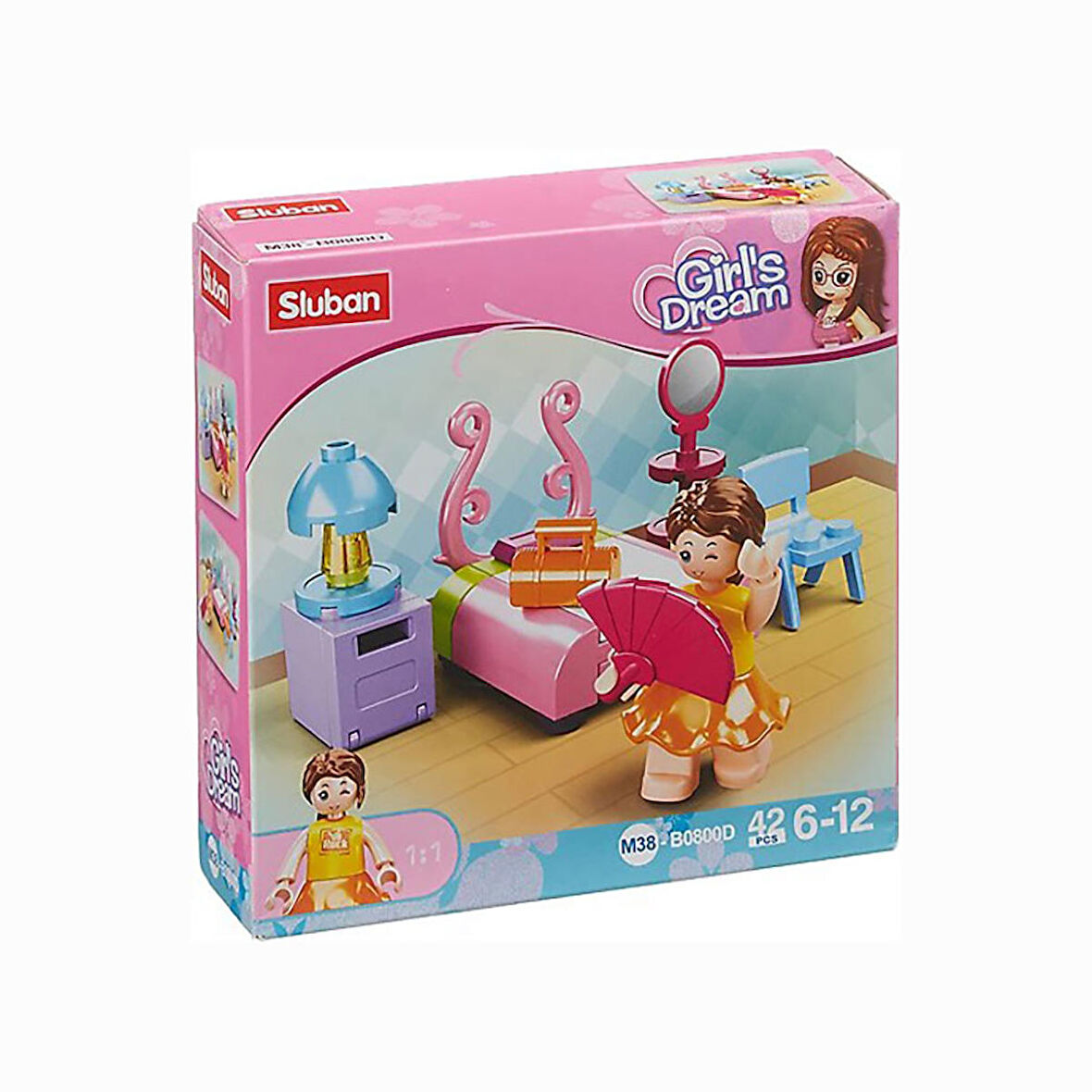 Adel Sluban Girls Dream Yatak Odası Lego Set