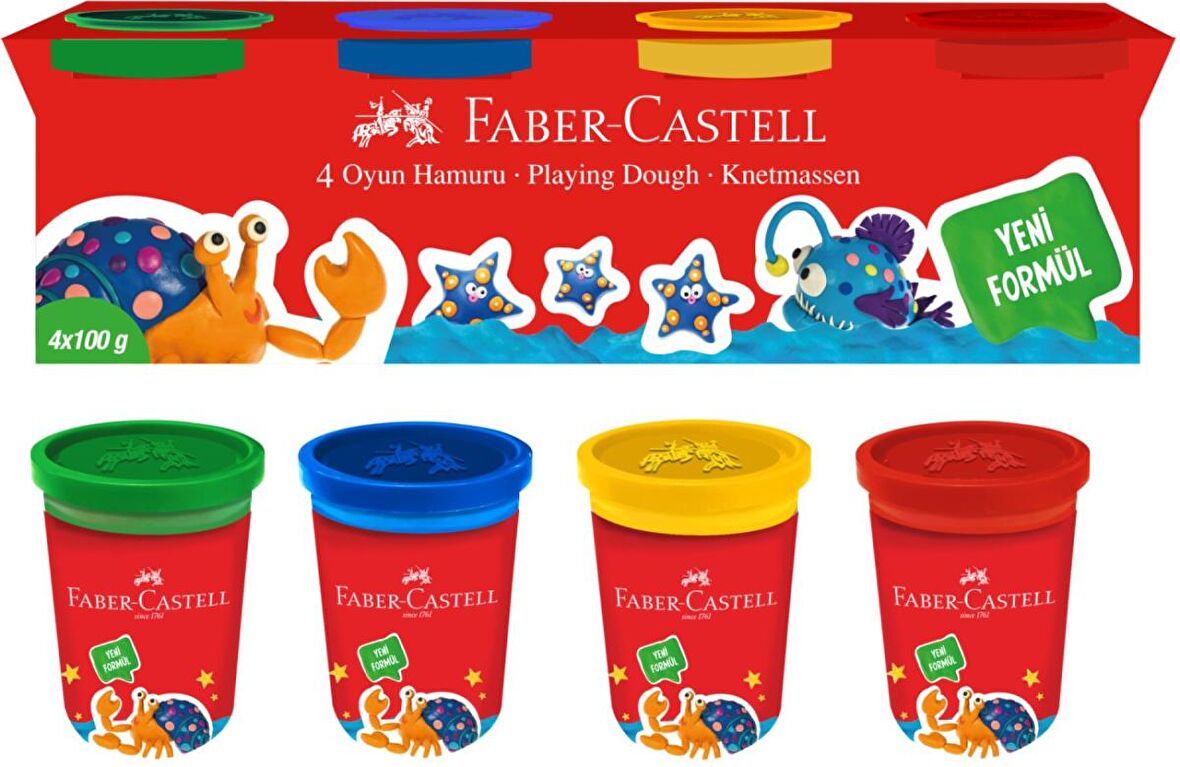 Faber-Castell Oyun Hamuru Yeni Klasik Renkler