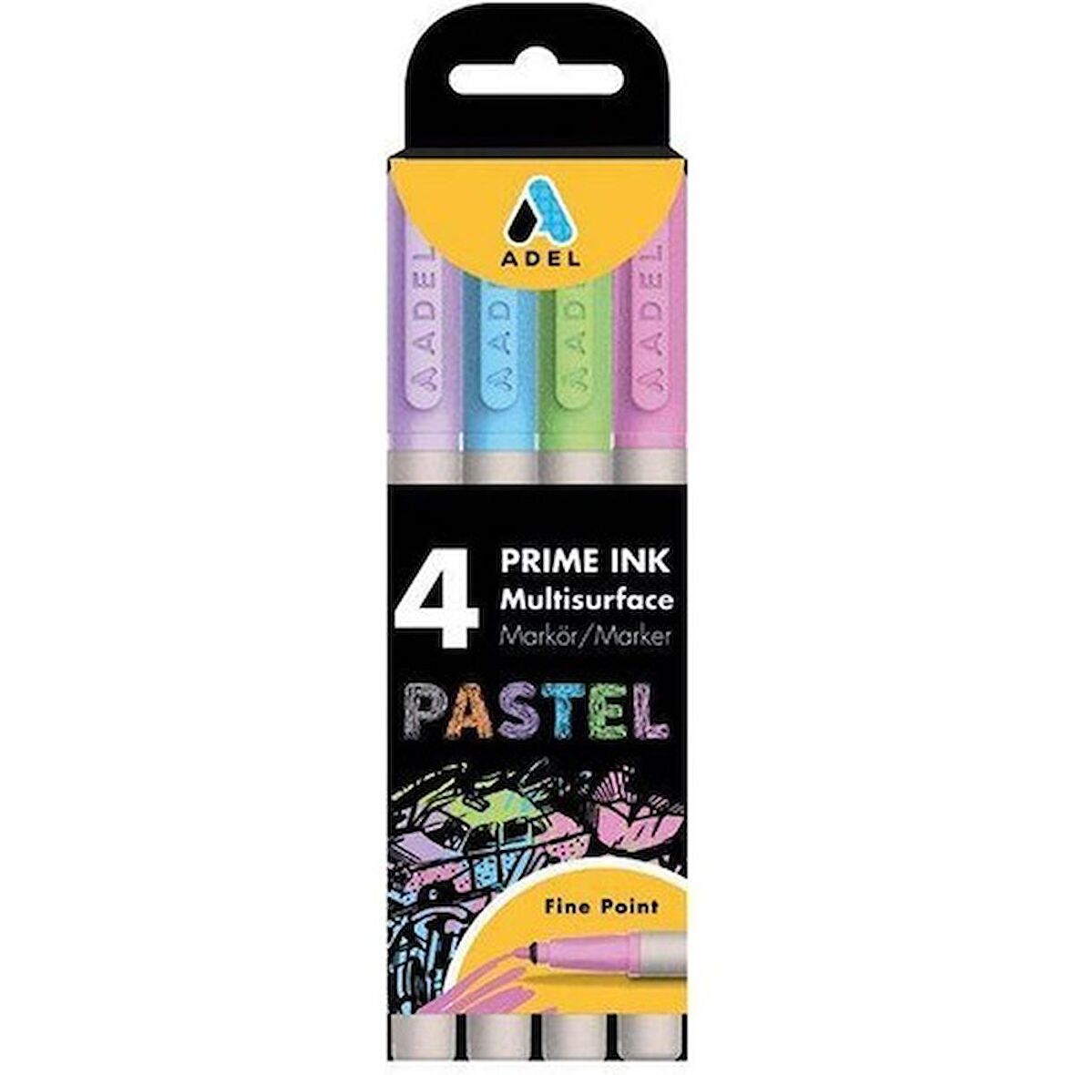 ADEL PRİME INK MULTISURFACE 4 LÜ NEON