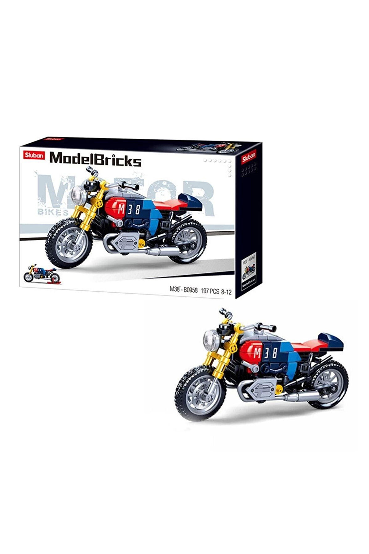 SLUBAN MODEL BRICKS MOTORSİKLET 15300