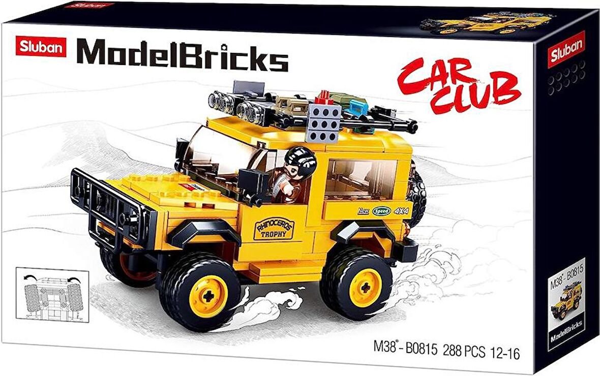 Sluban Model Bricks Off Road Sarı