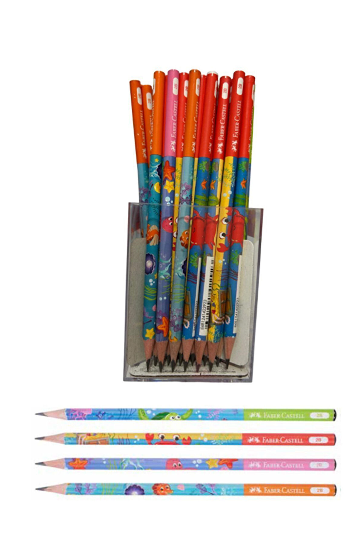 Faber Castell Faber Deniz Macerası 2B Kurşun Kalem 12 Li Paket (5244005008)