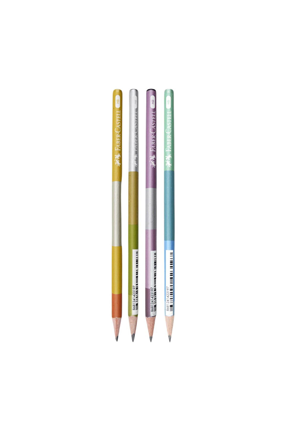 Faber-Castell Patch Desenli HB Kurşun Kalem 4 Adet 16883
